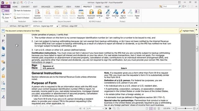 08. PhantomPDF Подписание PDF