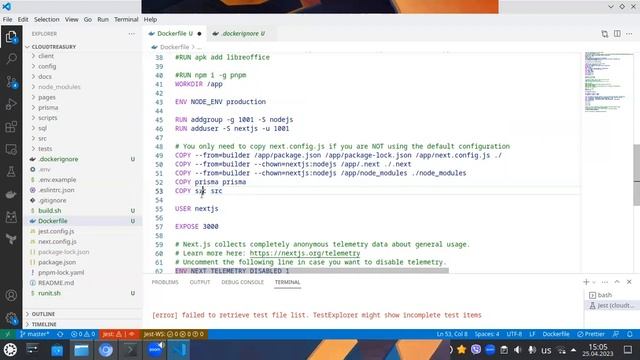 Настройка docker на примере АРМ Казначейства смотреть онлайн