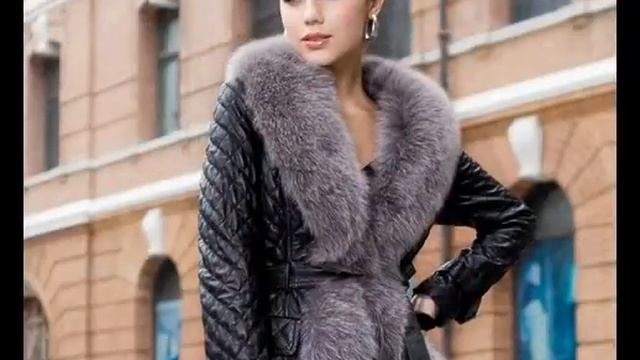 Куртка женская с меховым воротником.тка женская с меховым воротником. смотреть онлайн