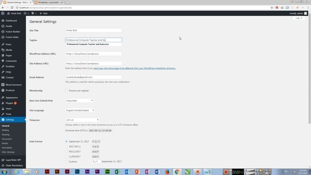 How to change Title and Tagline in Wordpress Avada Theme смотреть онлайн
