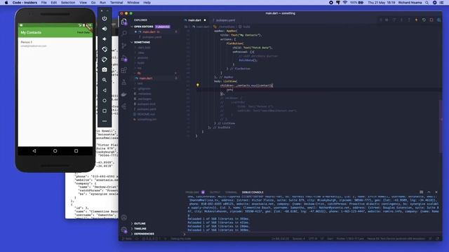 2020 Flutter - 03. List Views, Fetching data and bonus Pull to Refresh смотреть онлайн
