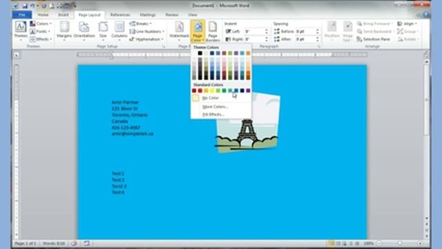 Microsoft Word 2007 2010 part 2 (Page Setup, add Pictures, ClipArt, Word Art, columns) смотреть онлайн