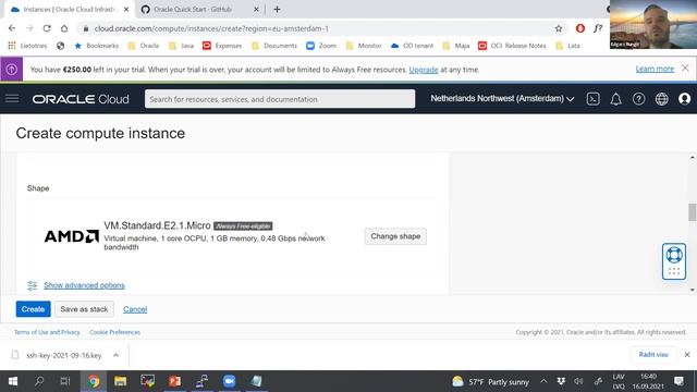 LATA LIETAS TĒJAS LAIKĀ: Oracle mākoņa platformas "always free" resursi.16.09.2021. смотреть онлайн