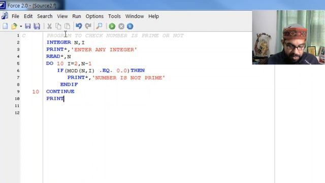 001 : FORTRAN PROGRAM TO CHECK NUMBER IS PRIME OR NOT смотреть онлайн