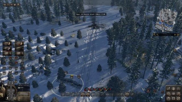 Прохождение Gates Of Hell: Ostfront | Battalion Commander | ( Winter Withdrawal ) #3