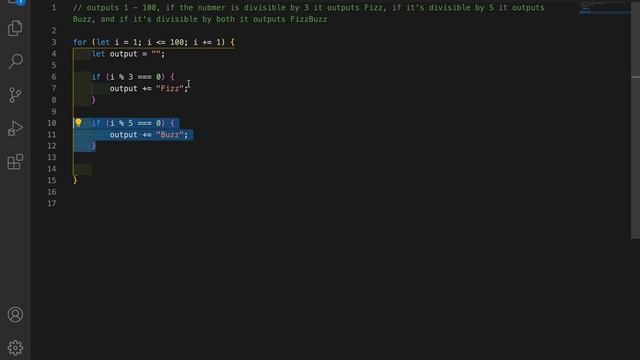 JavaScript FizzBuzz Challenge Tutorial смотреть онлайн