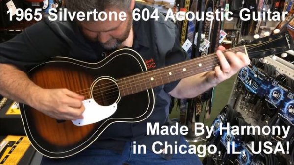 1965 Silvertone 604 Acoustic Guitar