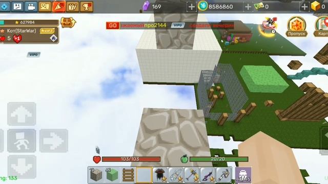 прохождение поркура (в  Block Mengo) с челиком6