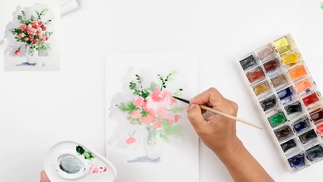 Рисуем букет ко Дню Учителя! смотреть онлайн