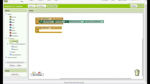 App Inventor 2 tutorial - Android Control Arduino with HC-06 Bluetooth module смотреть онлайн