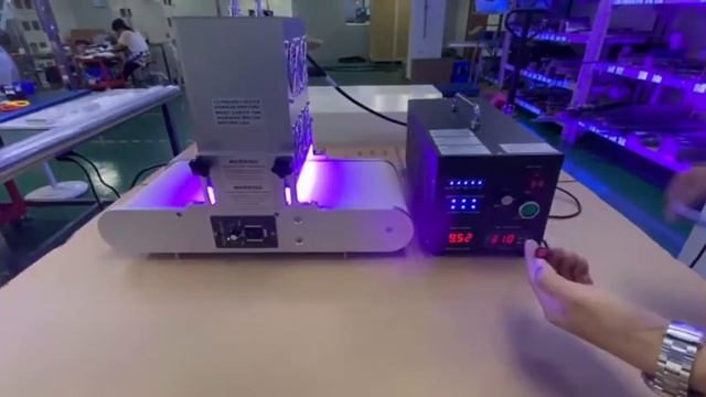 Портативная UV LED система отверждения на конвейере (uv-expert.ru) смотреть онлайн