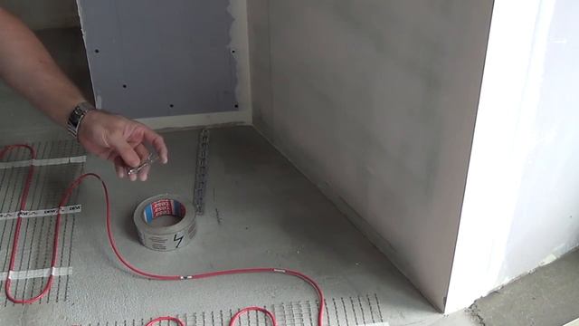 Укладка нагревательного мата. Особенности монтажа и проверки смотреть онлайн