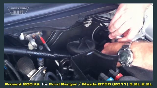 Prov-06: Video of Provent Installation Ford Ranger PX Mazda BT50 XT 2011-on 2.2L 3.2L Turbo Diesel смотреть онлайн