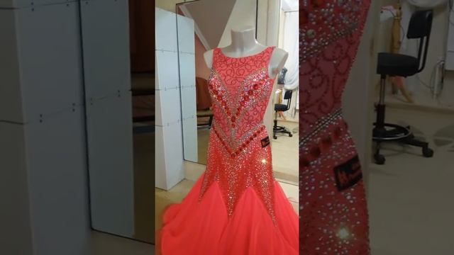 Платье для бальных танцев европейской программы. #бальныетанцы смотреть онлайн