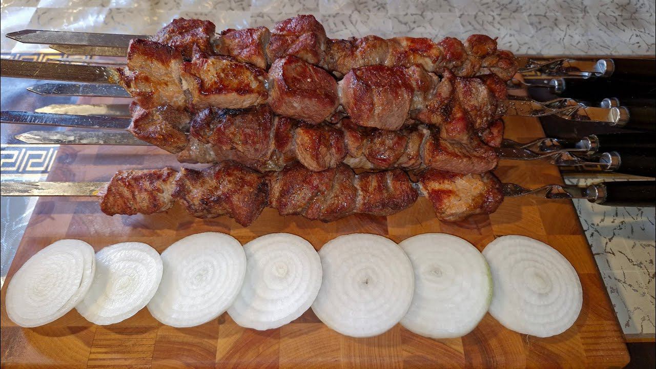 Шашлык в чайном маринаде / Получается нежное сочное мясо/ смотреть онлайн