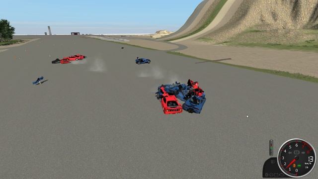 Ferrari vs McLaren - Rigs of Rods смотреть онлайн
