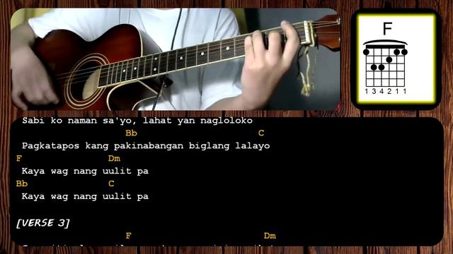 Hayaan Mo Sila by Ex Battalion - GUITAR CHORDS - TUTORIAL - ACOUSTIC смотреть онлайн