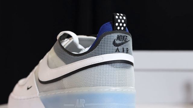 Air Force 1 React White Photo Blue On Foot Sneaker Review QuickSchopes 316 Schopes DH7615 101 смотреть онлайн