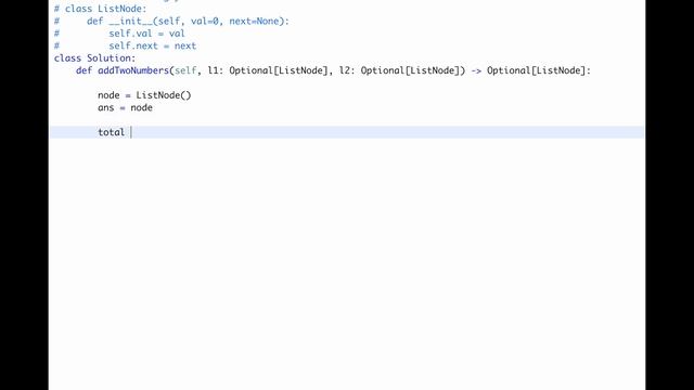 Add Two Numbers - LeetCode #2 with python programming смотреть онлайн