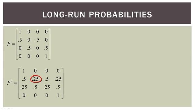 Finite Math: Markov Chain Example - The Gambler's Ruin смотреть онлайн