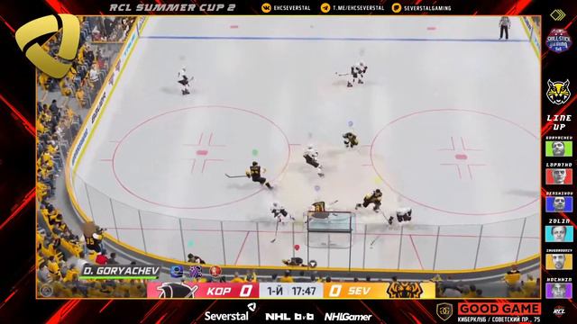 HIGHLIGHTS / SEVERSTAL CHEREPOVETS VS HC CORSAIR MOSCOW / RCLCUP2 смотреть онлайн