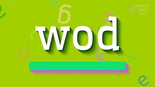 HOW TO SAY WOD? #wod смотреть онлайн