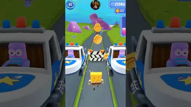 SPONGBOB MOVIE GAME SPONG ON THE RUN UNLIMITED KEYS AND MONEY