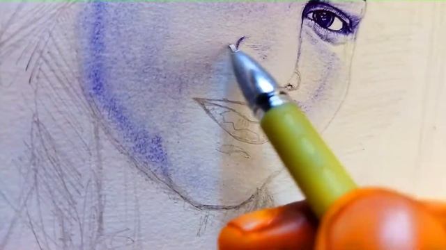 Pen Sketch Work Portrait смотреть онлайн