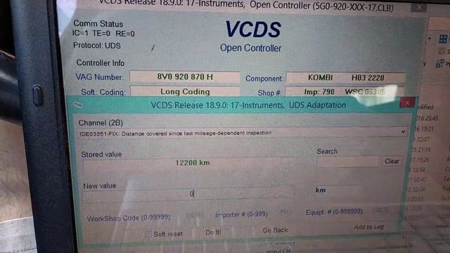 Audi A3 8V 'inspection Due' Warning Quick Reset