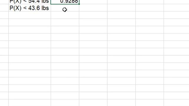 Normal Distribution on Excel: Area Between Two Values смотреть онлайн
