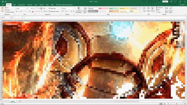 MS Excel Art Compilation - Iron Man, Detective Pikachu and much more смотреть онлайн