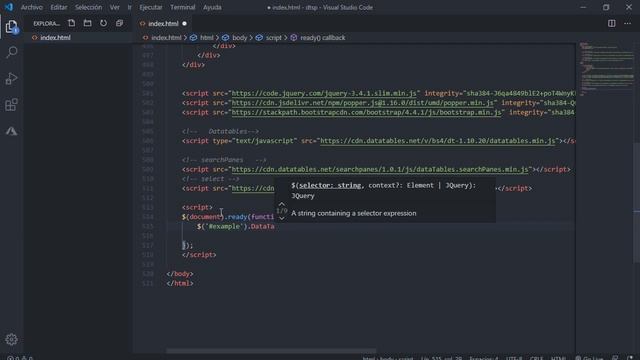 Datatables - Paneles de búsqueda (Search Panes) смотреть онлайн