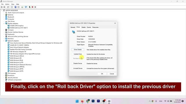 How to Install Previous Driver Nvidia | How to Rollback to Nvidia Older Driver Version смотреть онлайн