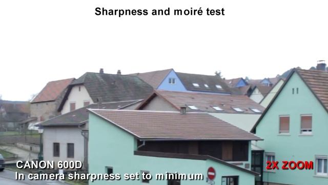 Canon 600D ( T3i ) vs Panasonic G6 - Sharpness aliasing & moiré test смотреть онлайн