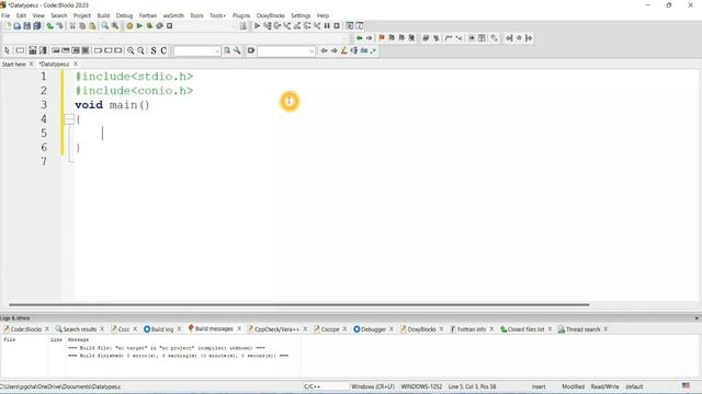 C Language Datatypes in Telugu смотреть онлайн