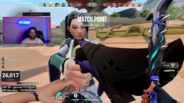 ONLY ACE GAMEPLAY ❤️| MAZAK LAG ARHA HAI NA? - VALORANT LIVE INDIA #streaming #valorant смотреть онлайн