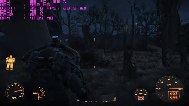 Fallout 4. FPS Test Nvidia GTX 650 & Intel Pentium G 2140 3.3GHz смотреть онлайн