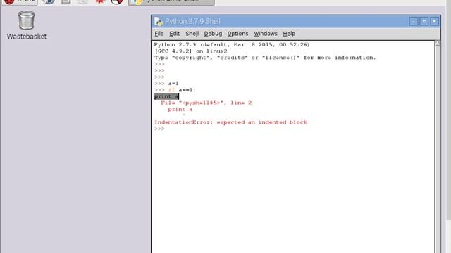 Python IndentationError: expected an indented block смотреть онлайн