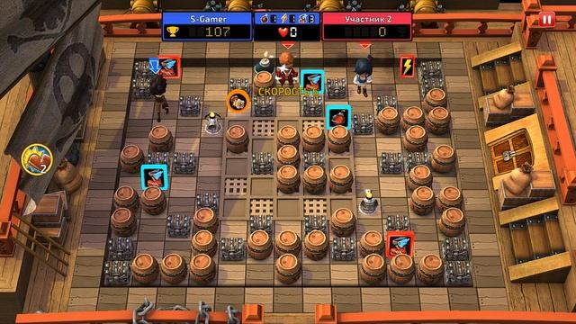 Blast Zone! Tournament. Walkthrough. part 7. Pirats 12 lvl. The END смотреть онлайн