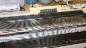 Ажур без ажурной каретки/Сильвер Рид 280/сдвиги и роспуски/machine knitting