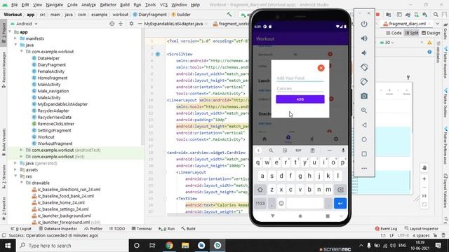 Calories App || calculate calories in android app android studio || BMI calculator смотреть онлайн