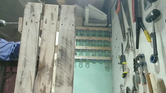 Умывальник в сад. Мойка для сада из старых поддонов. смотреть онлайн