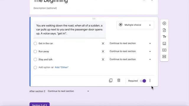 Make a "Choose Your Own Adventure" Game using Google Forms смотреть онлайн