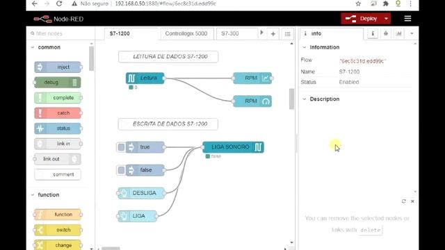 SIMATIC IOT 2050 + S7-1200 + S7-300 + SINAMICS + Controllogix 5000 + Node-RED смотреть онлайн