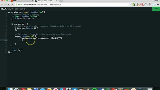 PlayCanvas Tutorial 8 - Moving objects with keyboard input смотреть онлайн