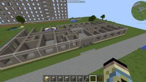 СТРОЮ ХРУЩЕВКУ СЕРИИ 1-464Д-87 В МАЙНКРАФТЕ! 1 часть