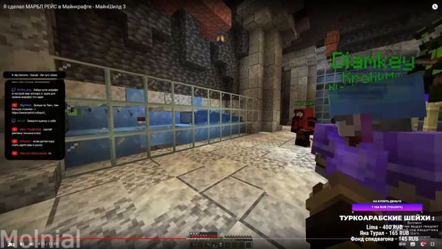 Хайди смотрит видео жирафа: Я сделал МАРБЛ РЕЙС в Майнкрафте - МайнШилд 3 смотреть онлайн