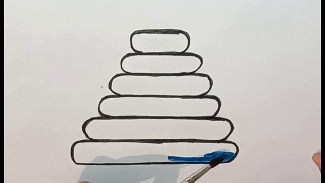 Пирамида салып үйренеміз!learn to draw a pyramid смотреть онлайн