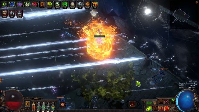 POE 3.18 Occultist Death Aura + Caustic Arrow смотреть онлайн