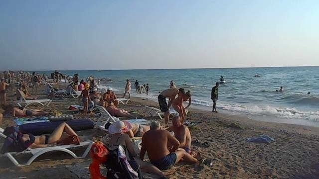 Крым, Николаевка, пляж, 15 августа 2015 года смотреть онлайн